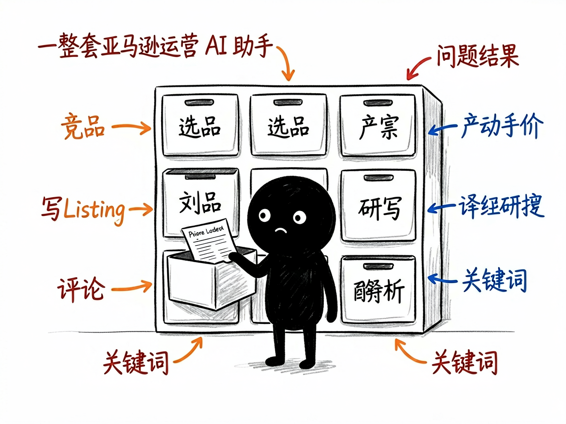 想在亚马逊上卖好货？这一整套 AI 选品运营助手能帮上忙