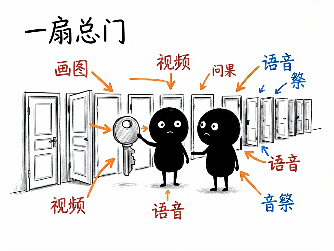 想用几百种 AI 模型画图、做视频、配音，又不想一个个去注册？