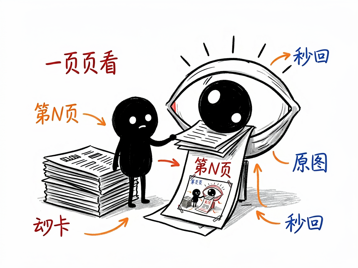 有一份几百页的 PDF，想随口提问？它让 AI 一页页"看"完再回答你