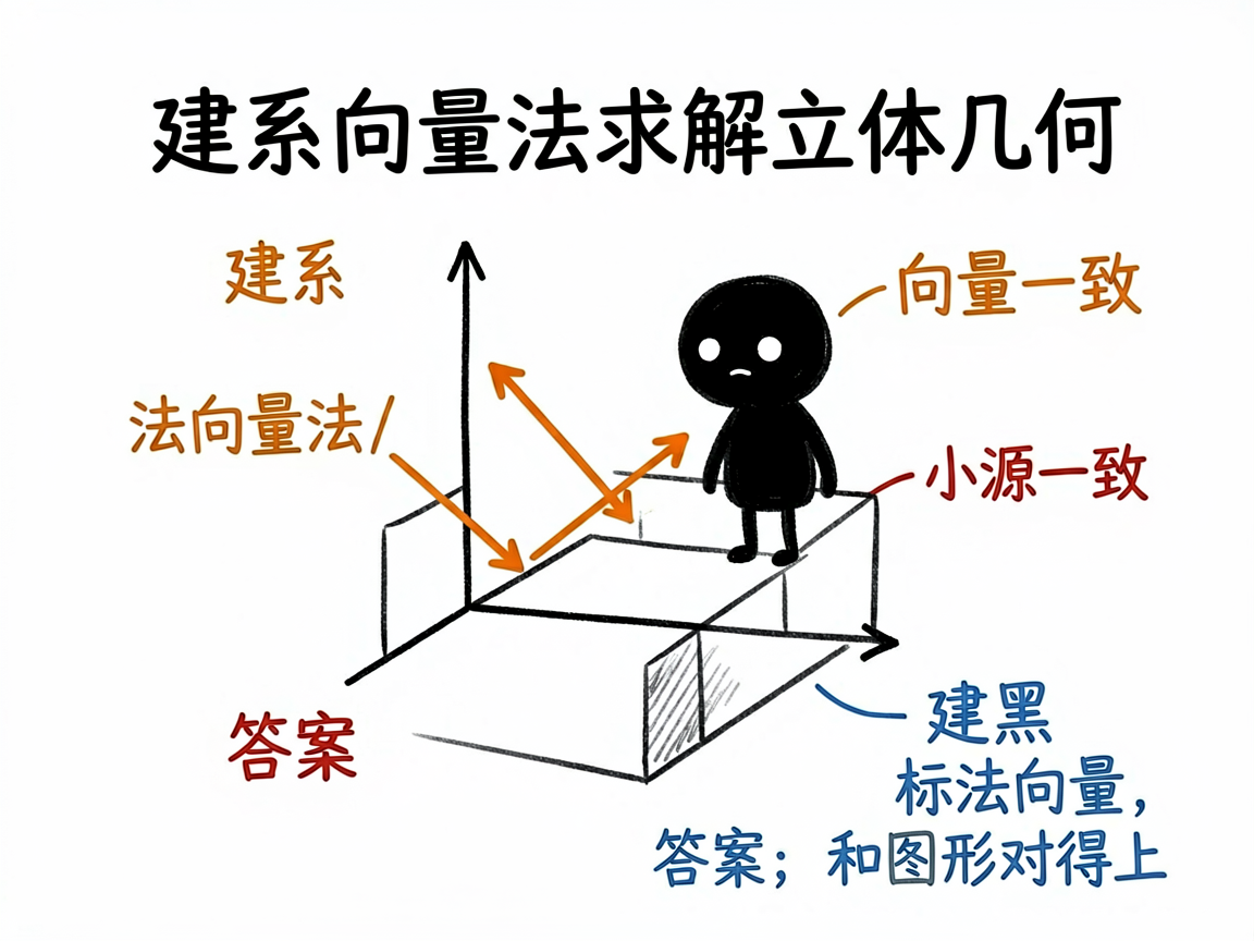 配图:建系向量法求解立体几何