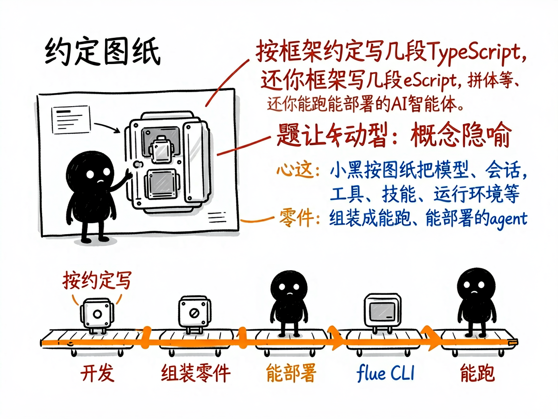 用 TypeScript 规规矩矩搭一个 AI 智能体，这套框架把套路都定好了