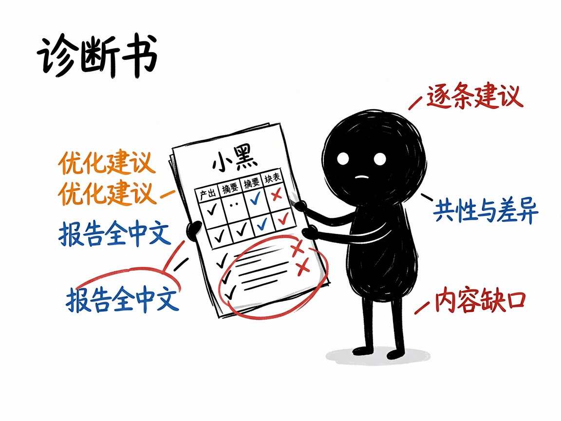 配图:一份中文优化诊断报告
