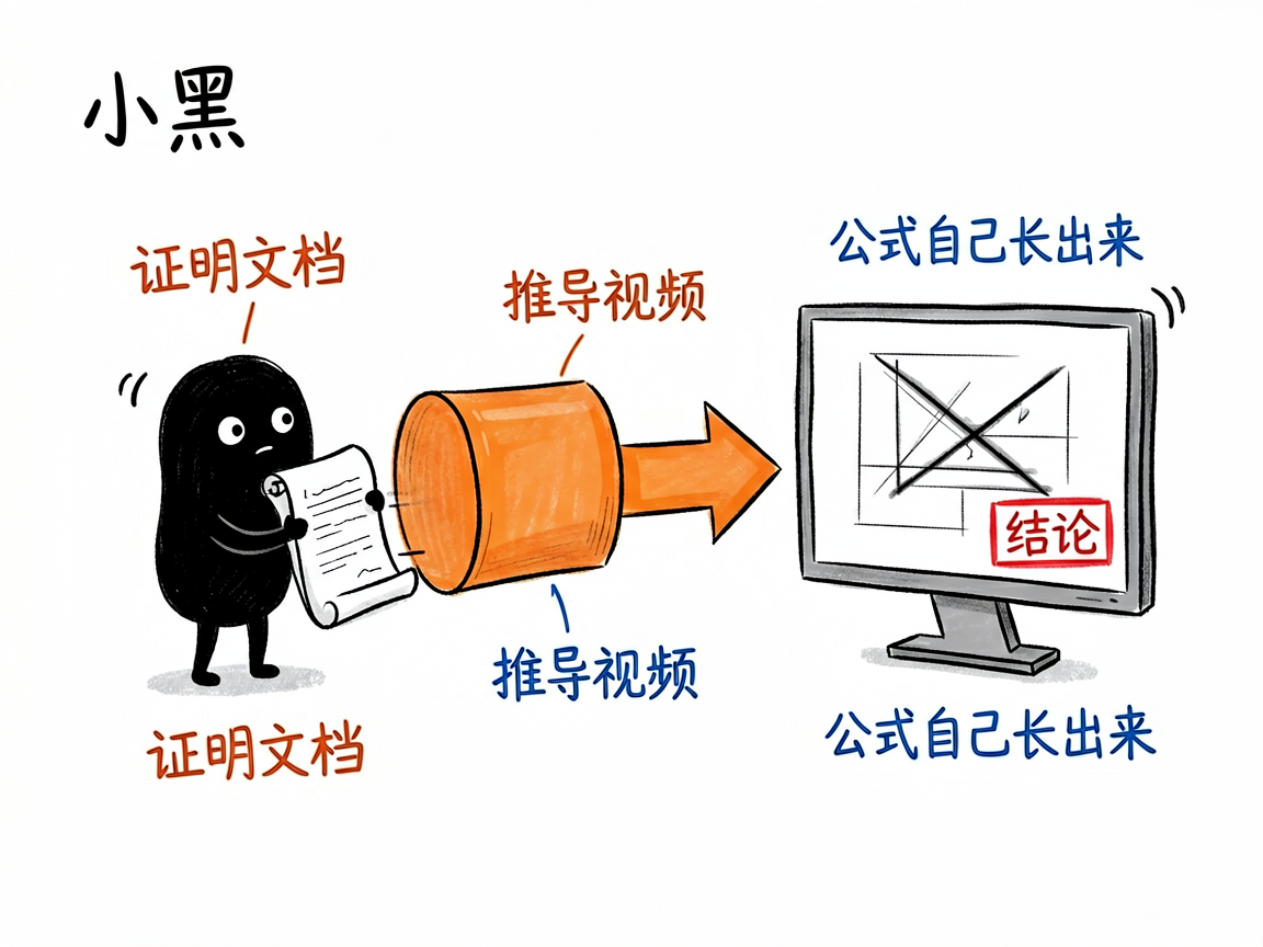 把数学证明做成动画视频，让公式自己"长"出来