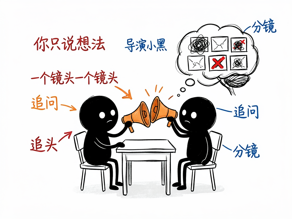 拍视频前脑袋一团乱？它帮你把想法聊成一份可执行脚本