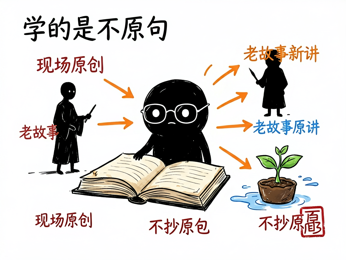 配图:学罗振宇风格不抄原句