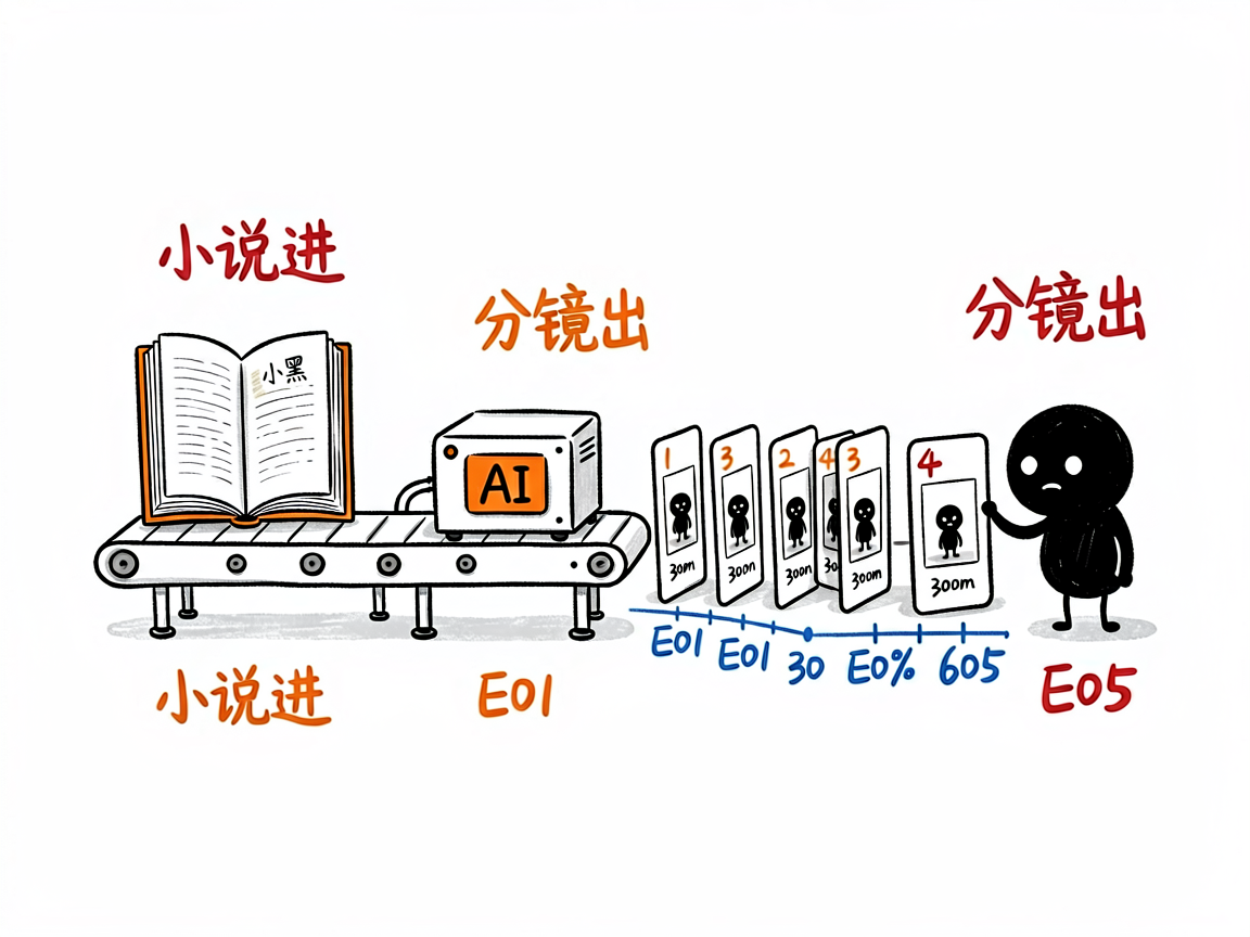 想把小说做成多集 AI 短剧？