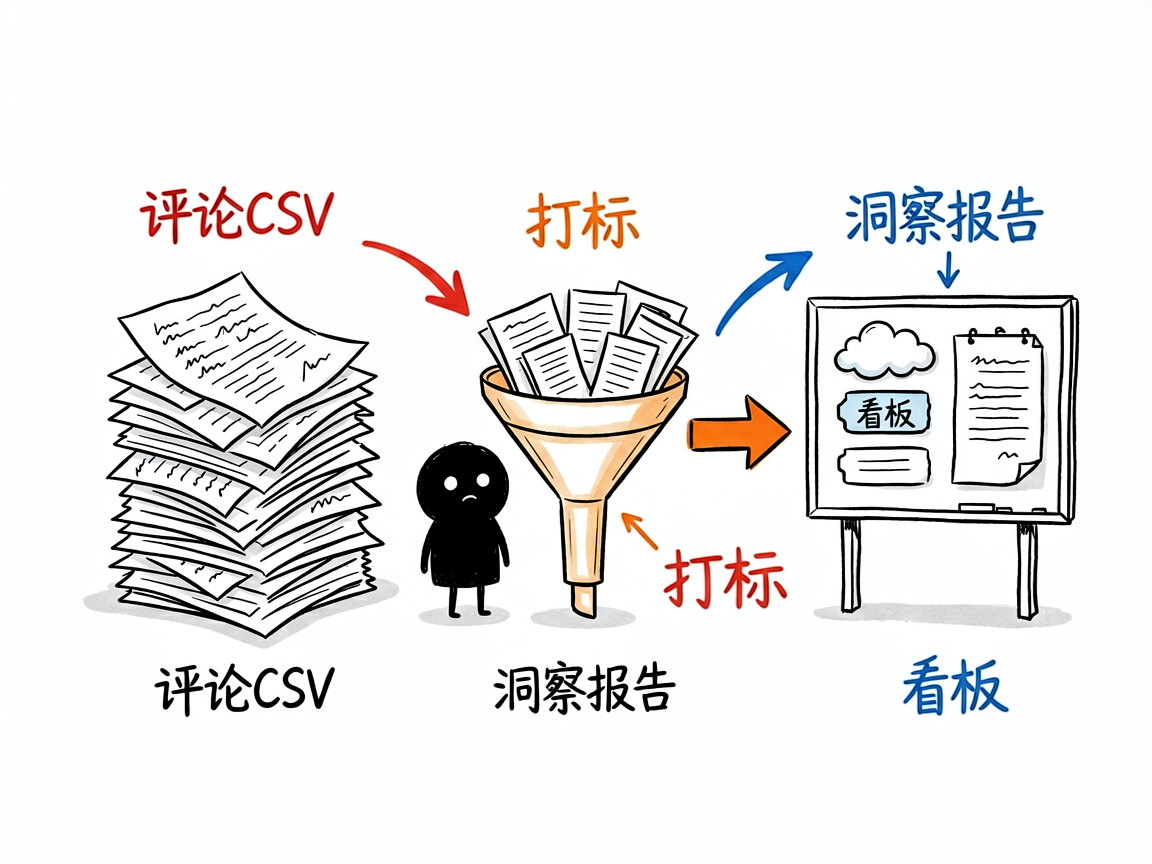 一堆电商差评好评看不过来？让它秒变读懂用户的产品参谋