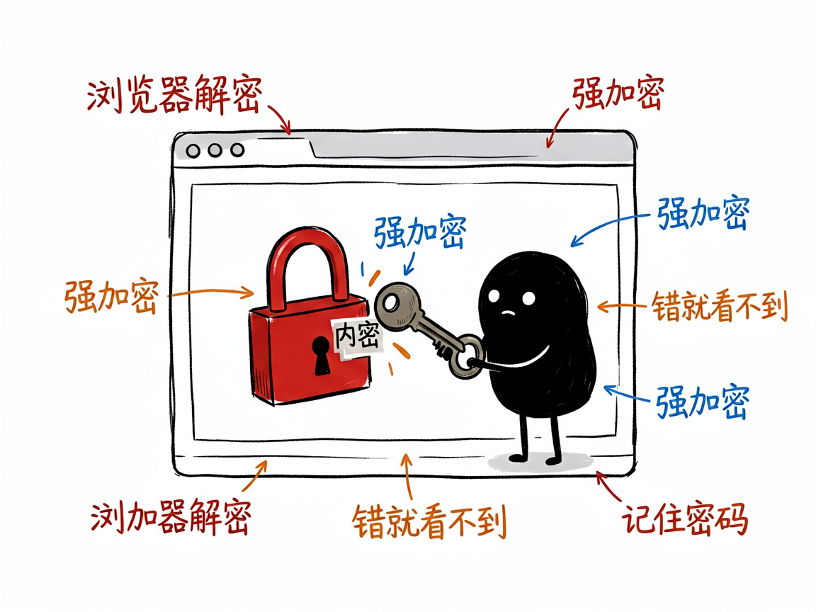 配图:浏览器里当场解密