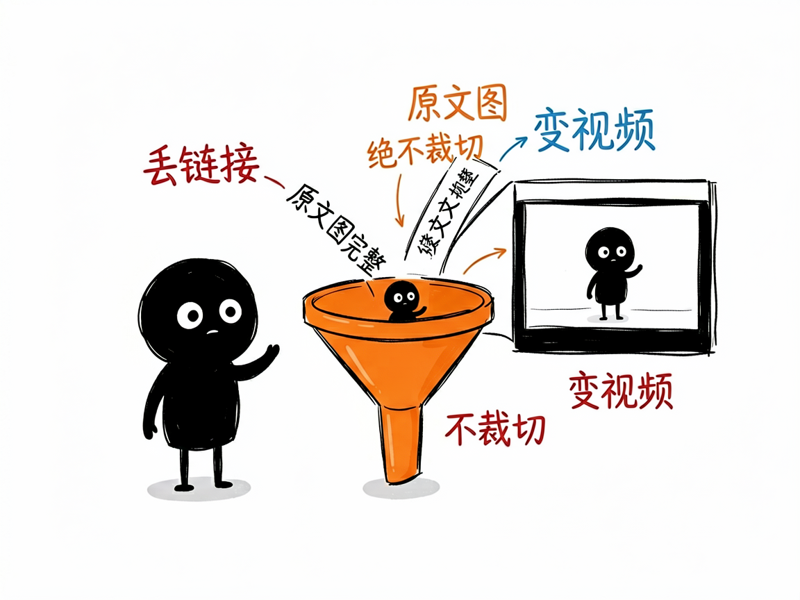 有一篇公众号文章想变成视频？丢个链接就行